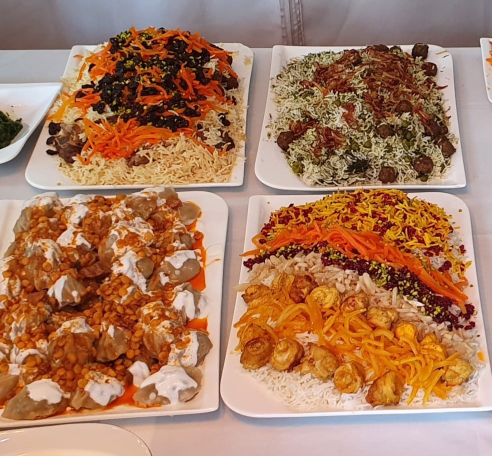 Persische Reisgerichte für Catering