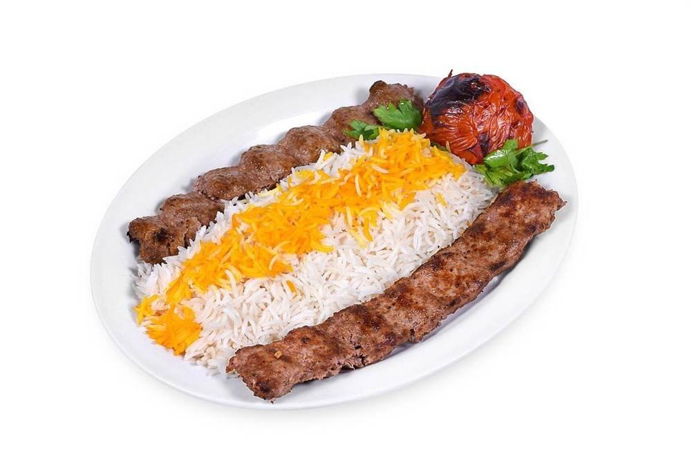Koobideh Polo mit Safranreis